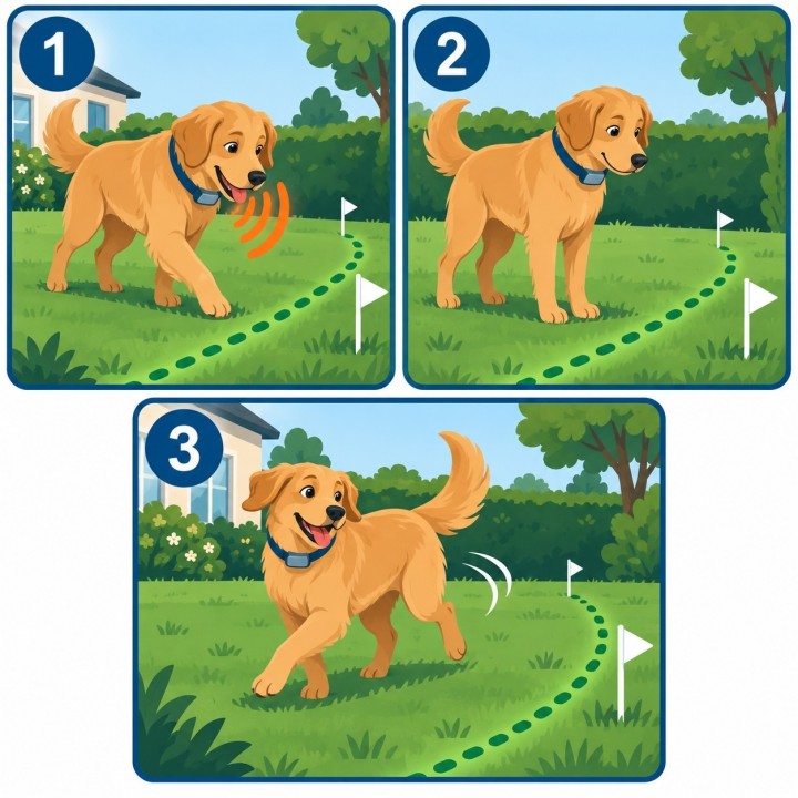 ✅ Clôture Anti-Fugue pour Chien difficile, Gros chien Difficile et "Têtu" collier 100% Étanche et Rechargeable (10-65kg) ⭐⭐⭐⭐⭐