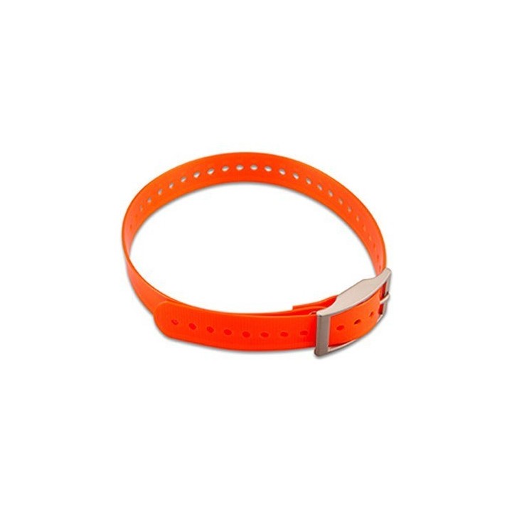 Sangle très resistante pour collier anti aboiement orange