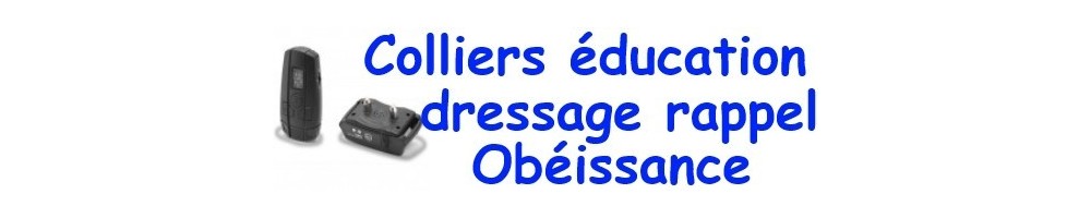 Colliers de dressage chien avec télécommande 300 à 1000 m