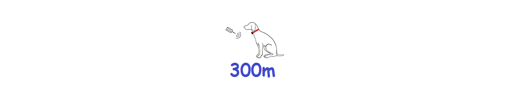 Collier de dressage 300 m pour chien | Doggy DIFFUSION